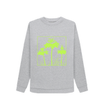 Light Heather Printed Sweater Front