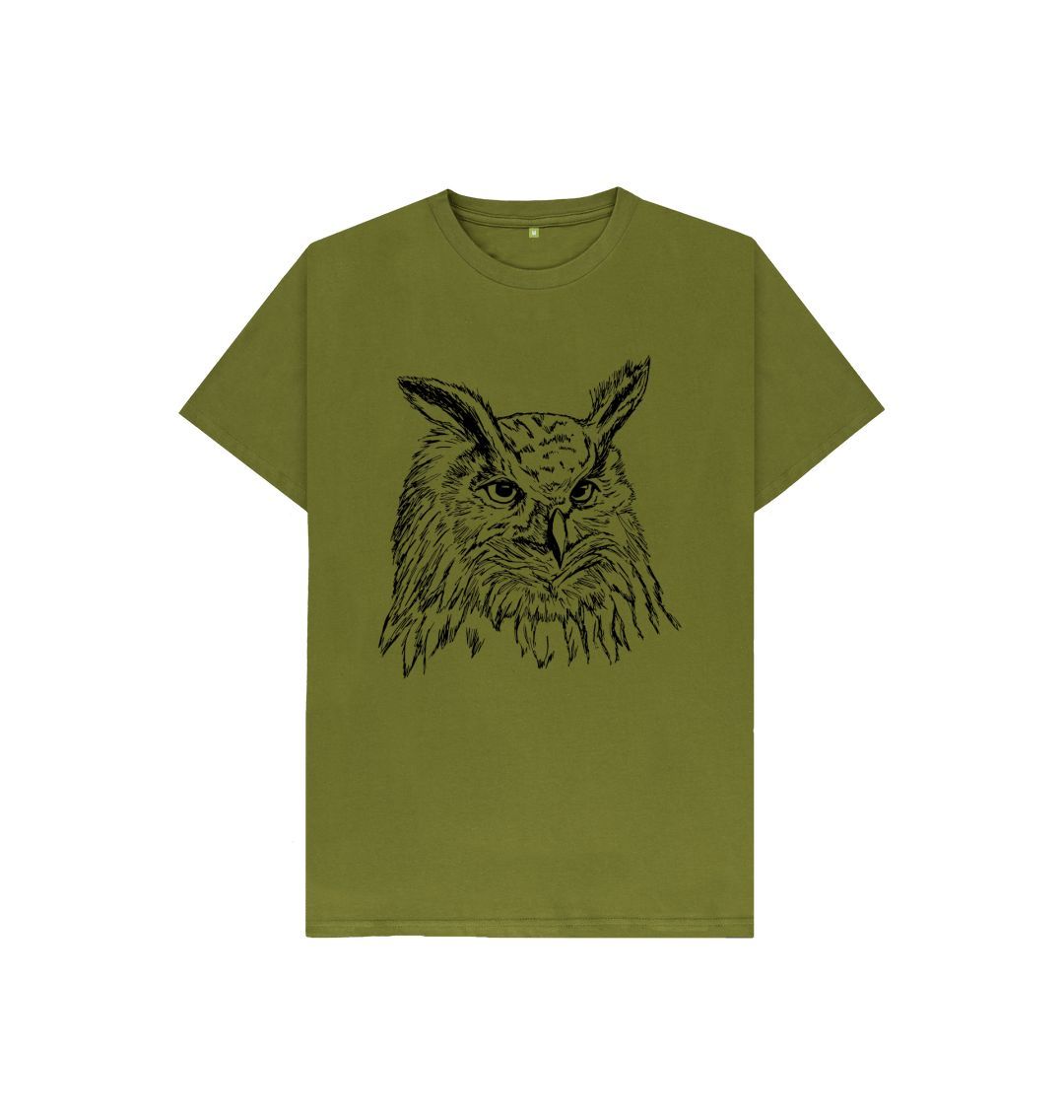 Moss Green Night Owl Tee