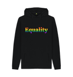 Black Printed Hoody Front