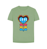 Sage Pride Love Relaxed Fit Tee