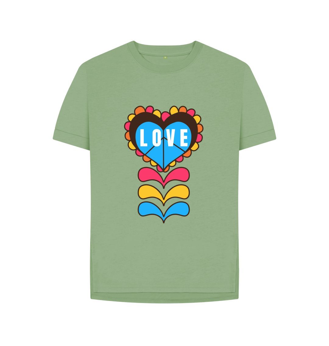 Sage Pride Love Relaxed Fit Tee