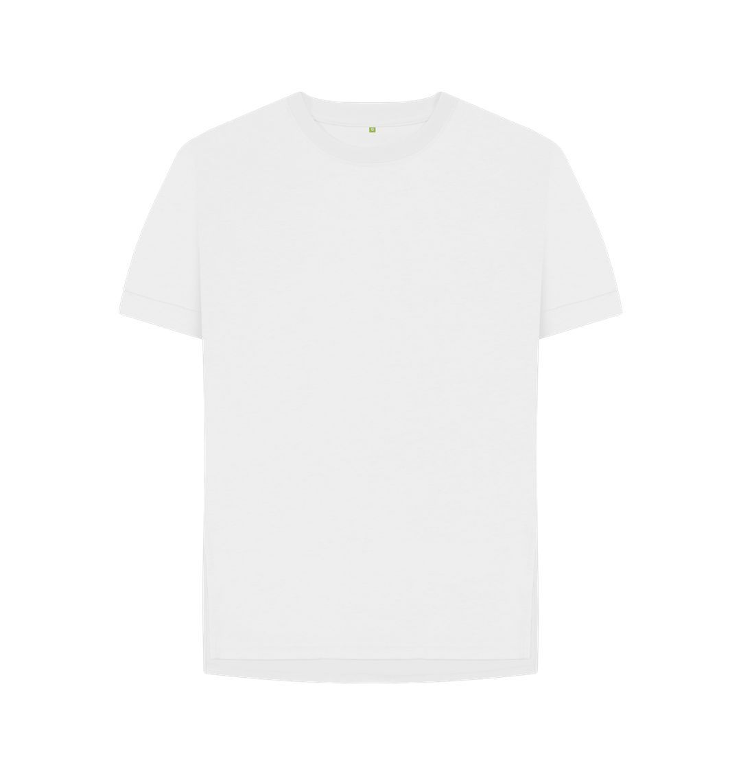 White Plain Relaxed Fit Tee