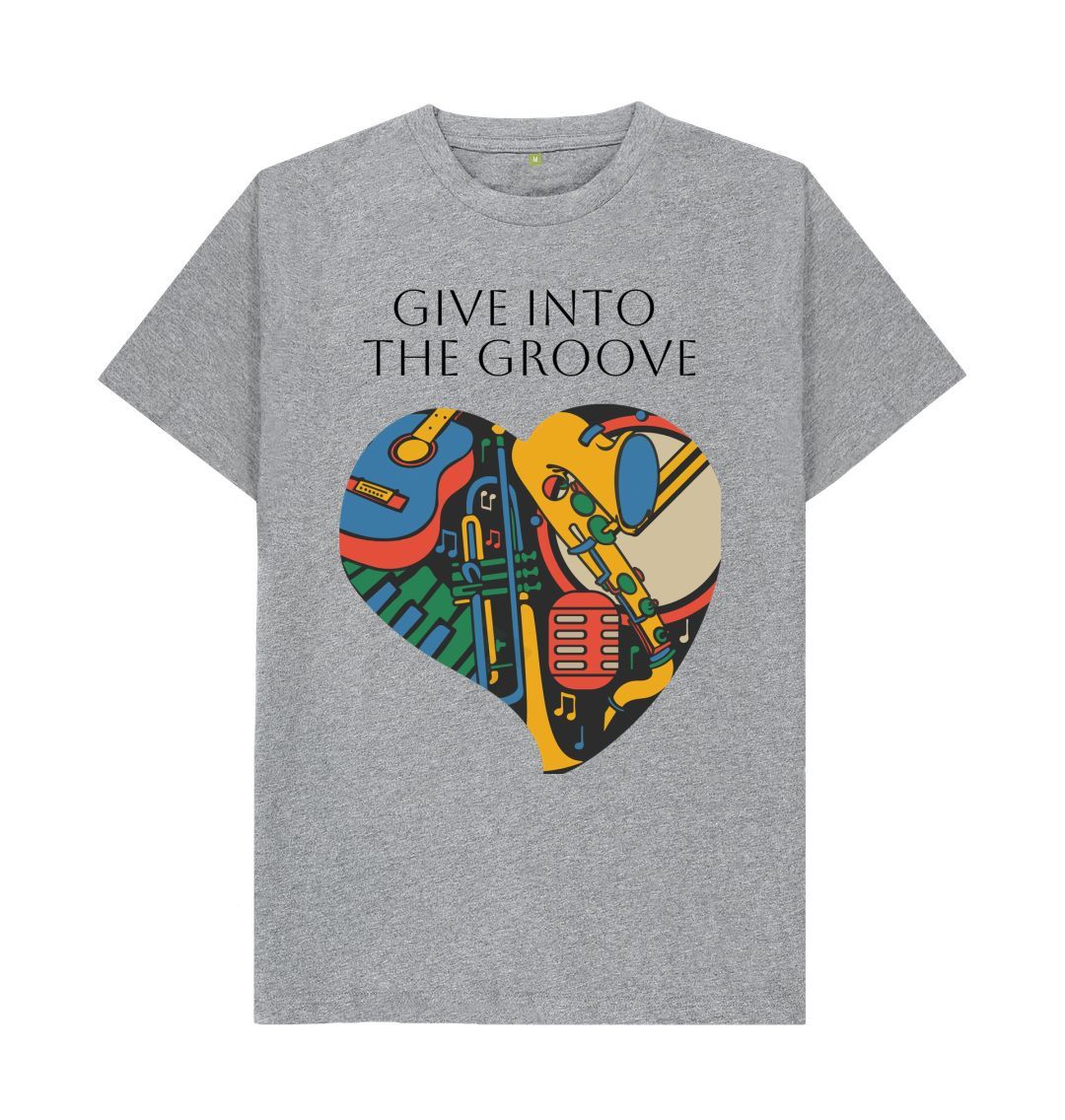 Athletic Grey Give Into The Groove Tee