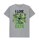 Athletic Grey I Love Hats Tee