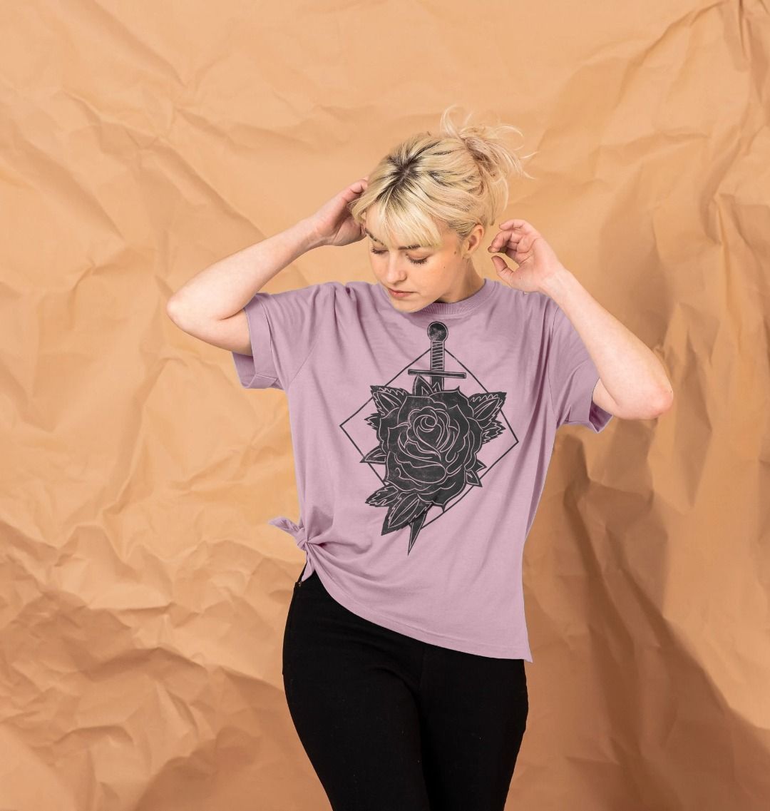 Sword & Flower Relaxed Tee