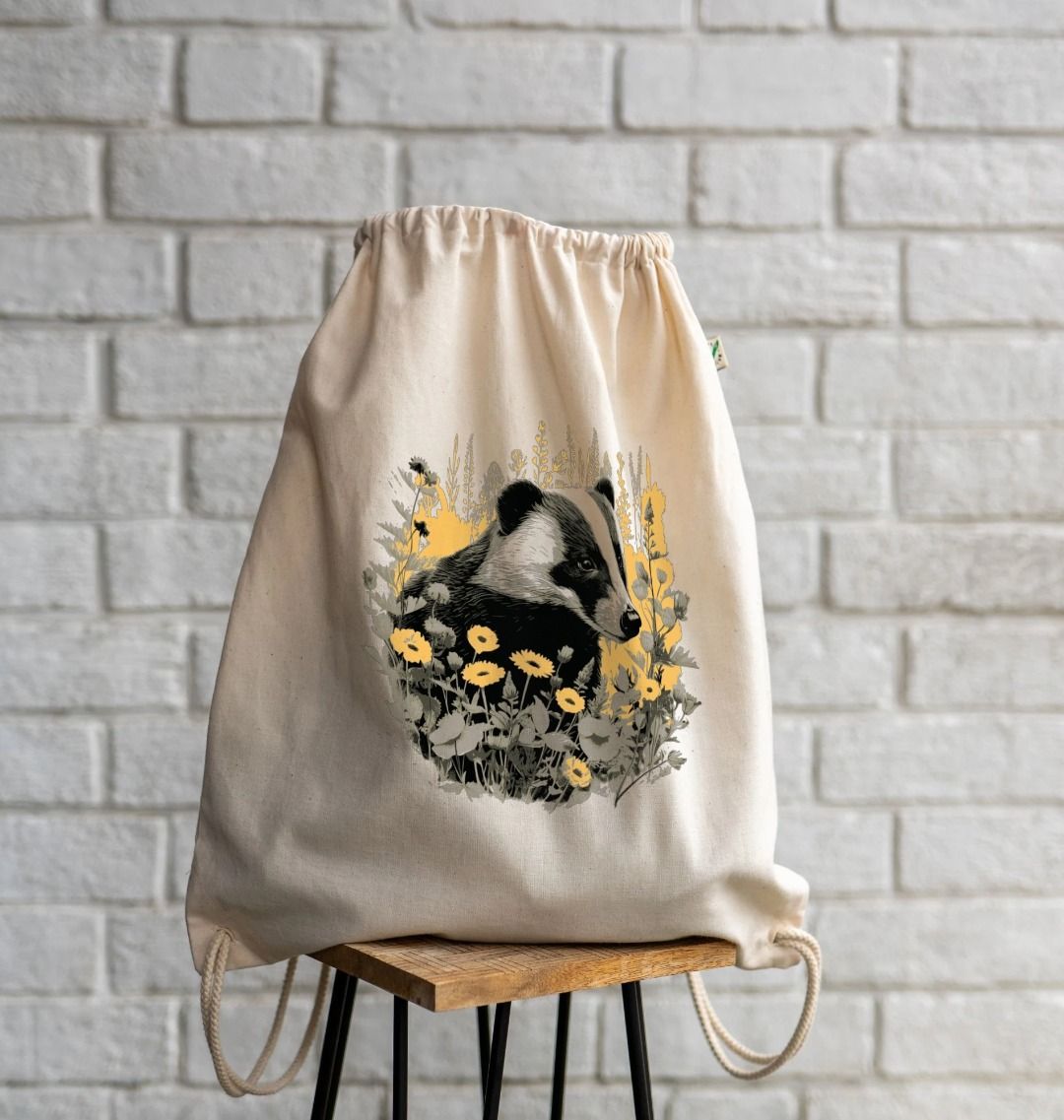 Badger Drawstring Bag