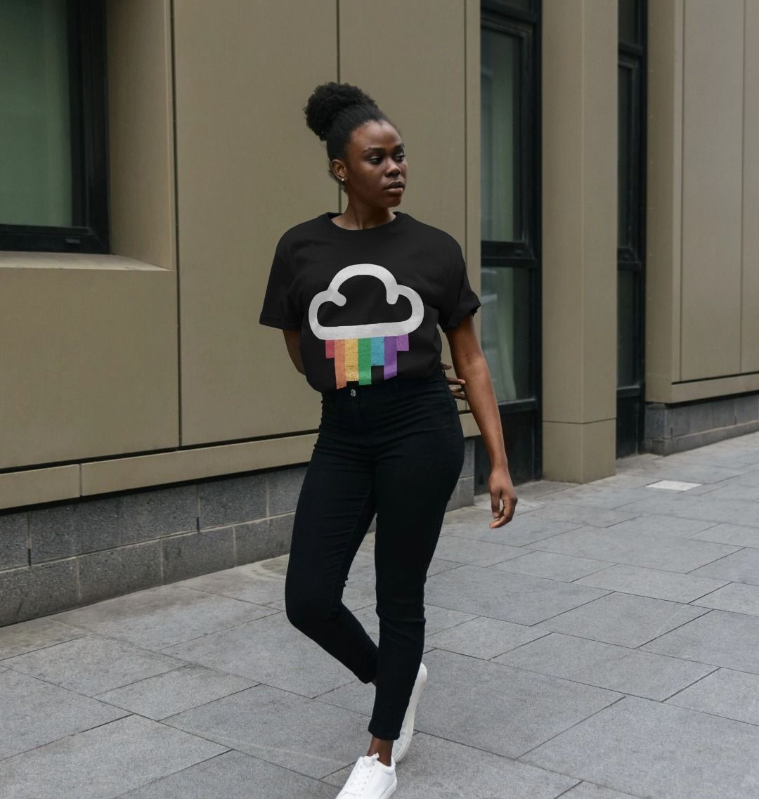 Rainbow Cloud Relaxed Fit Tee