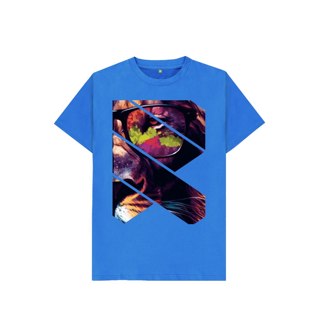 Bright Blue Lion Funk Tee