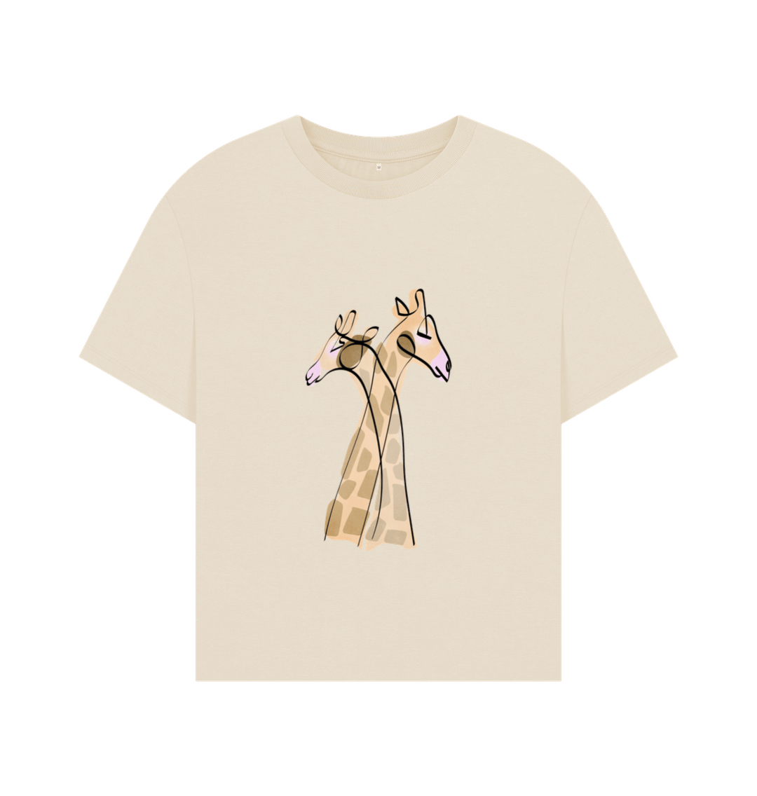 Oat Giraffes Oversized Tee