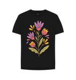Black Printed T-shirt Front