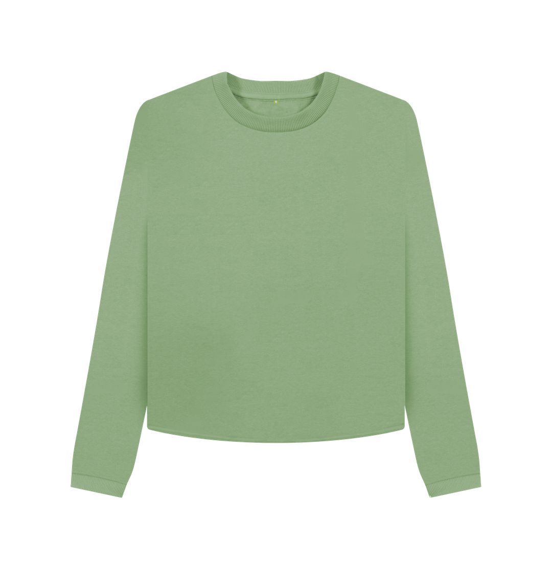 Sage Plain Boxy Jumper