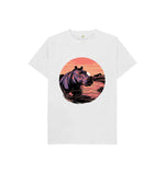 White Hippo Tee