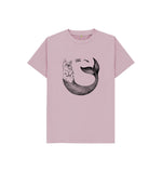 Mauve Mermaid Cat Tee