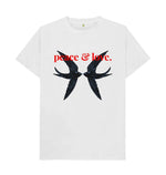 White Peace & Love. Tee