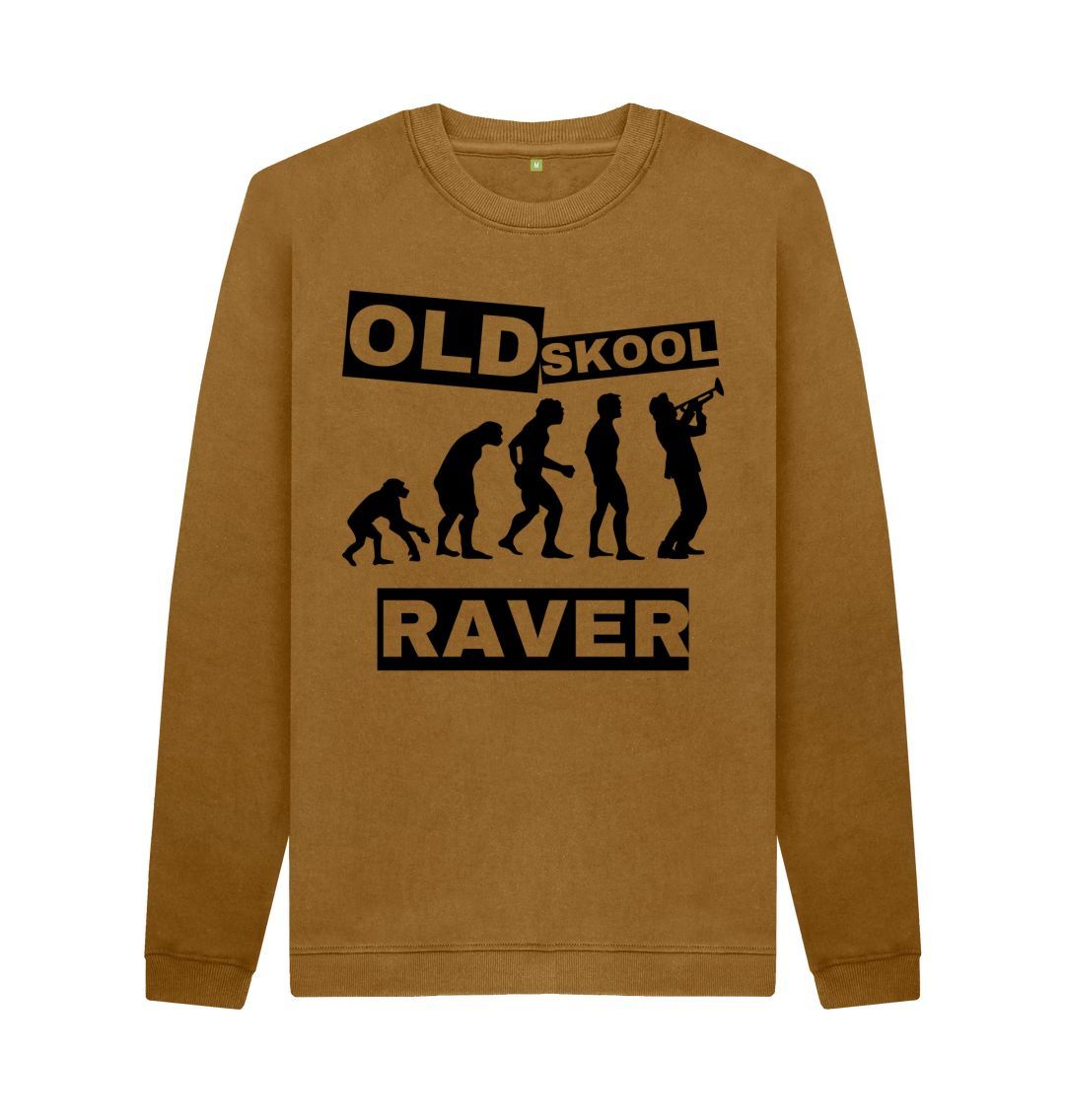 Brown Old Skool Raver Sweatshirt