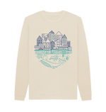 Oat Printed Sweater Front