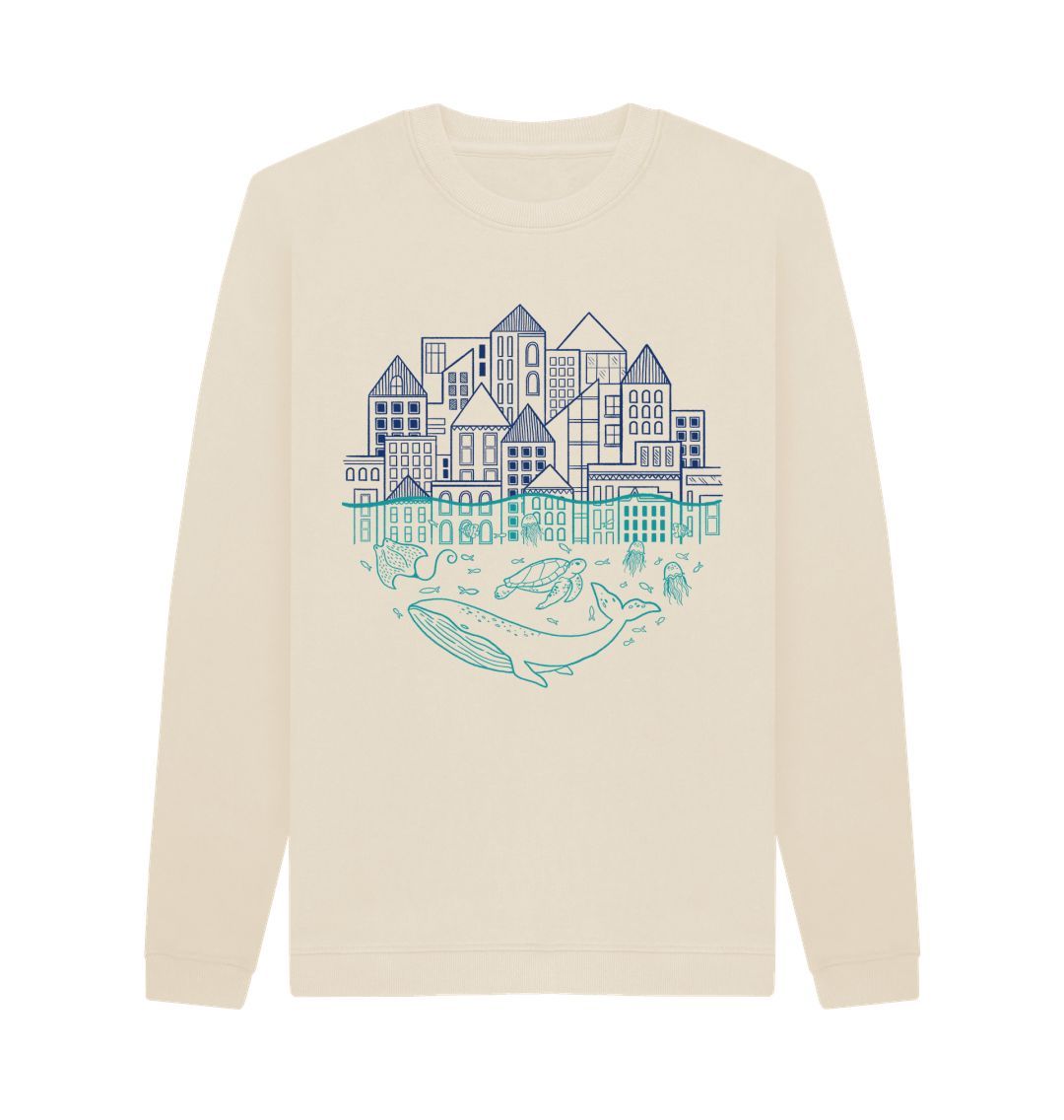 Oat Ocean Crew Neck Jumper