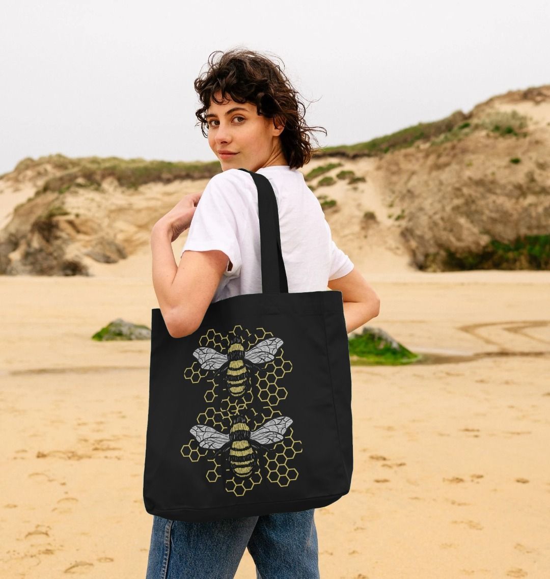 Bee Shopper Tote