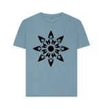 Stone Blue Floral Tee