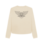 Oat Printed Boxy Jumpers Back