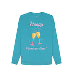 Ocean Blue Happy Prosecco Remill Sweatshirt