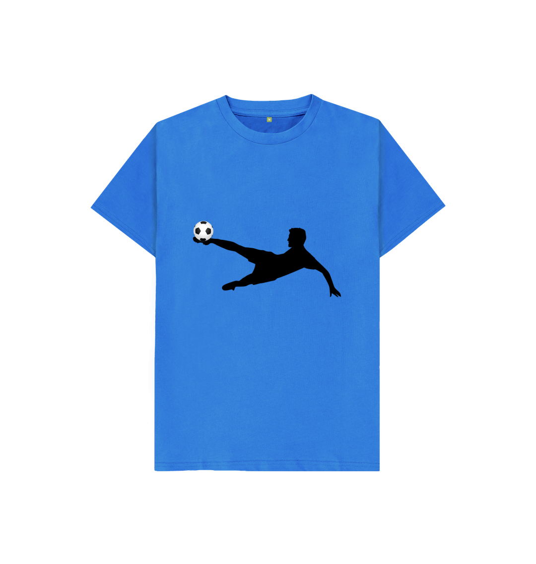 Bright Blue Football Skills Tee