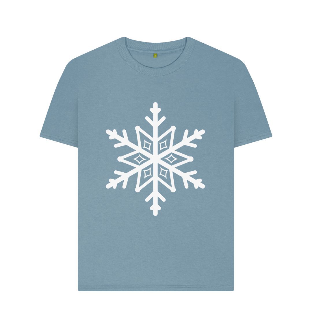 Stone Blue Snowflake Tee