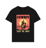 Black Cowboy Oversized Tee