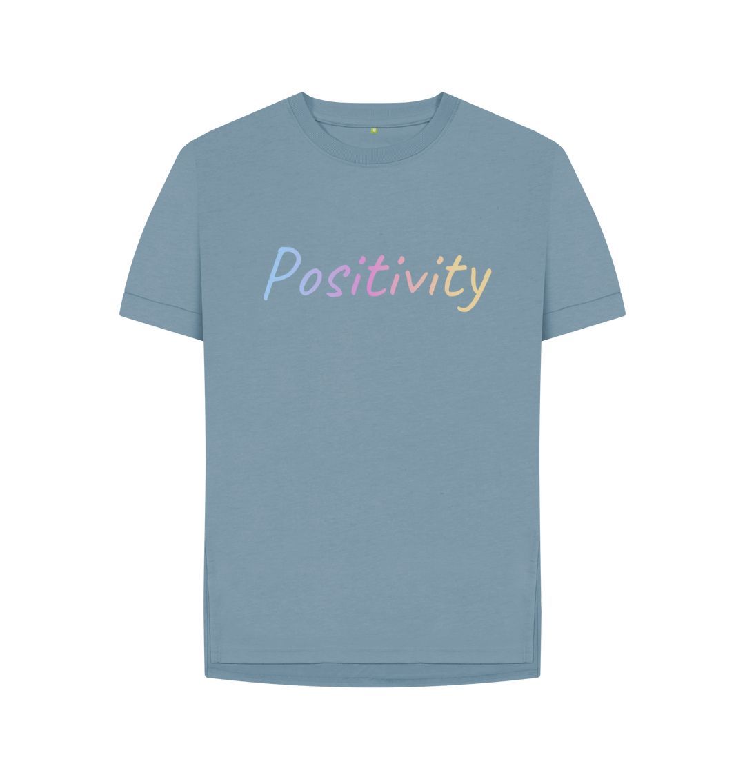 Stone Blue Positivity Tee