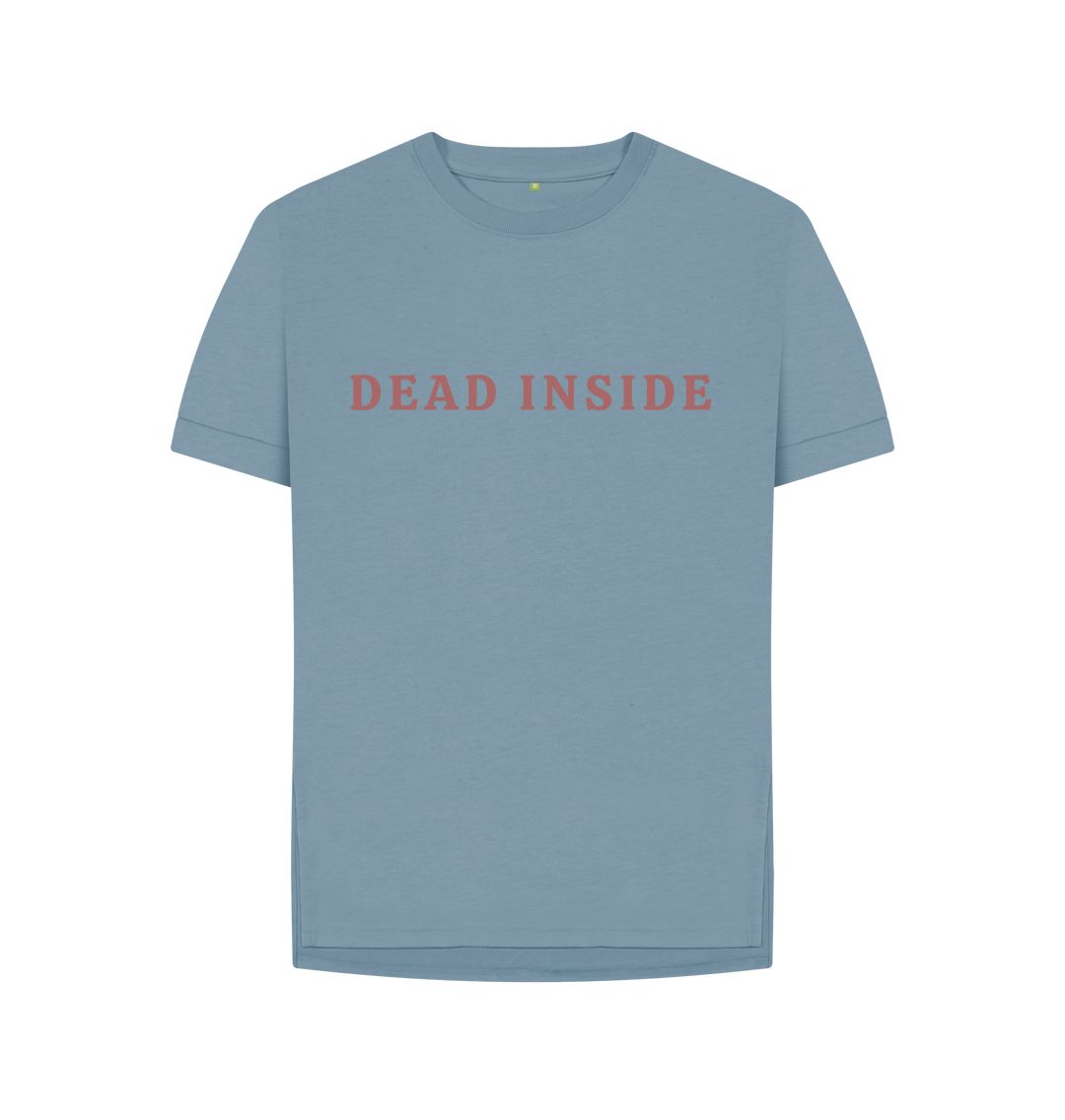 Stone Blue Dead Inside Relaxed Tee