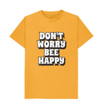 Mustard Don't Worry Bee Happy Tee