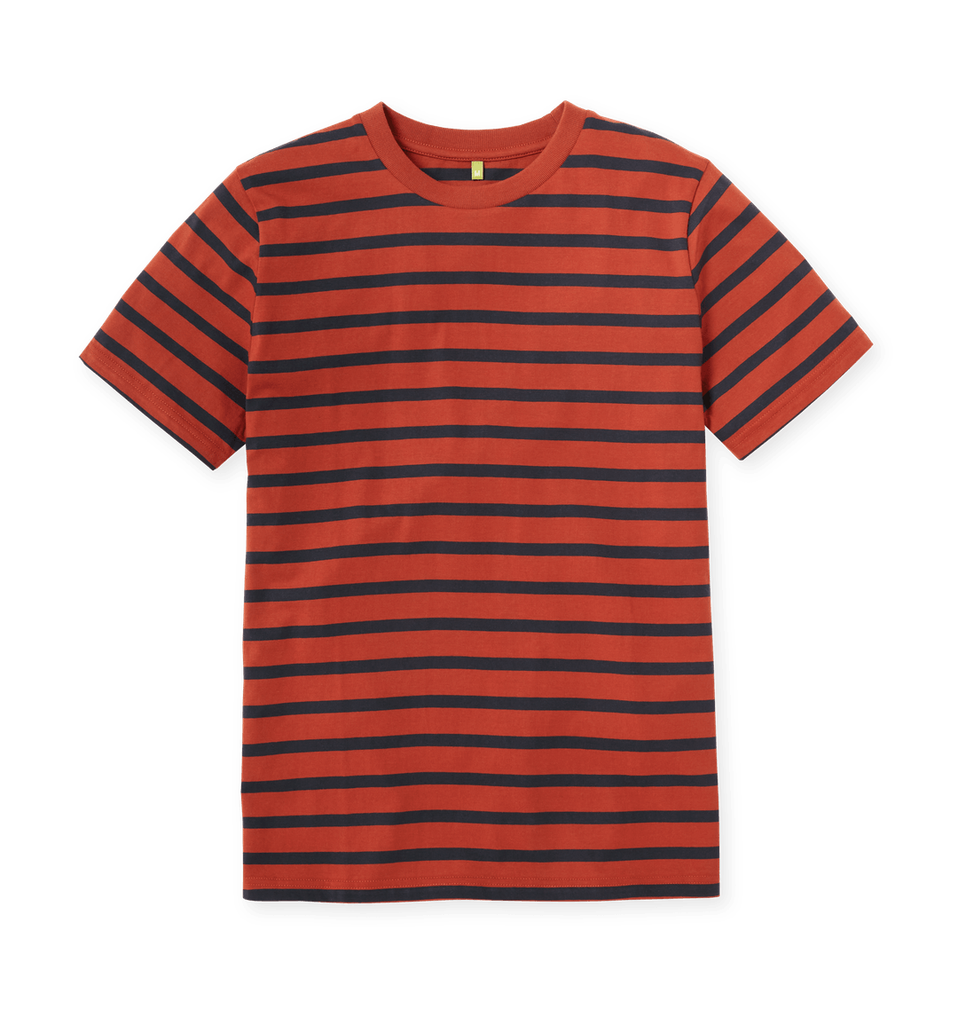 Classic striped tee shirt perfect for casual and formal occasions, featuring high-quality fabric and modern design.