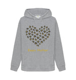 Light Heather Bees Matter Hoody