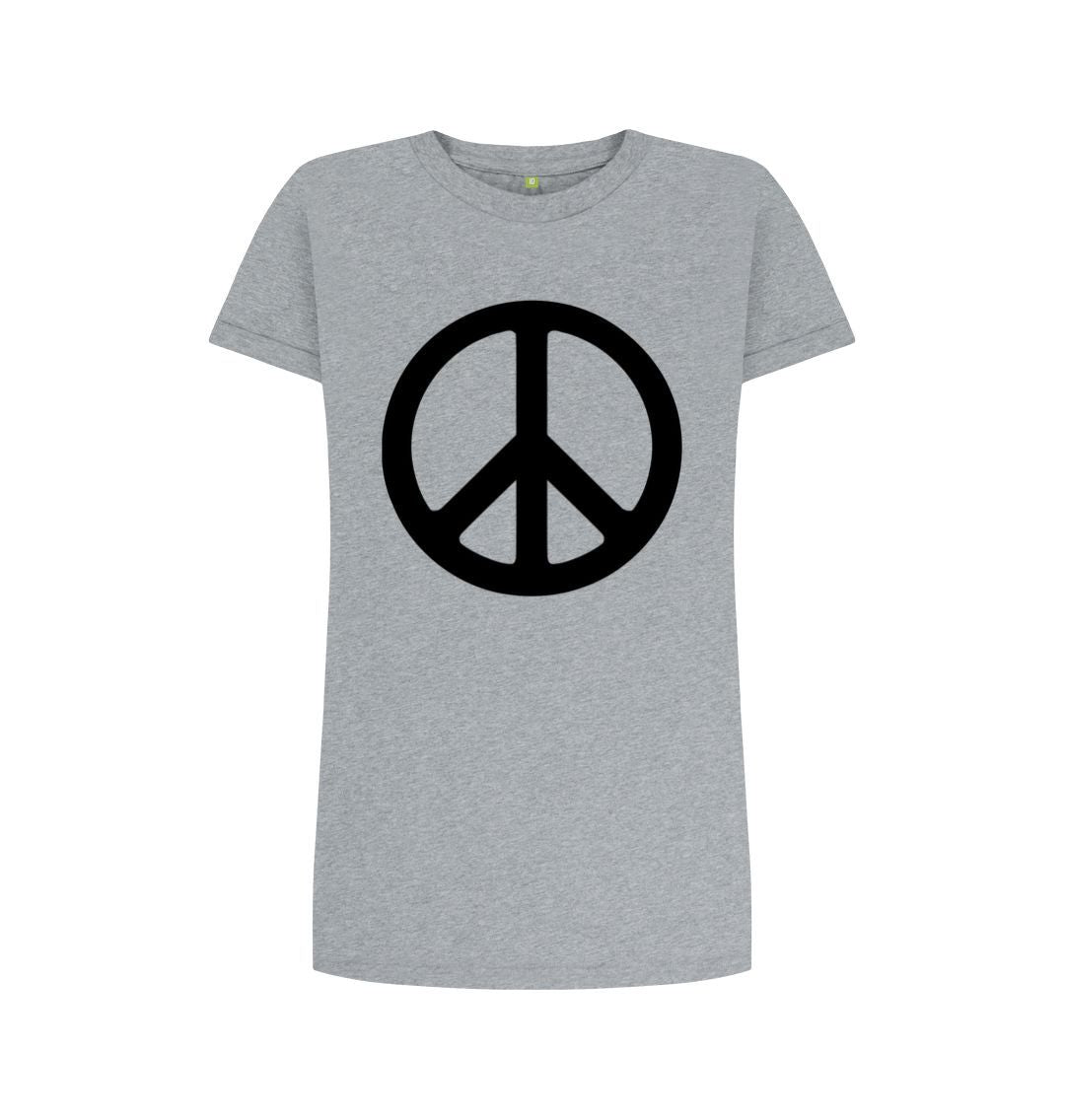 Athletic Grey Peace Tee Dress