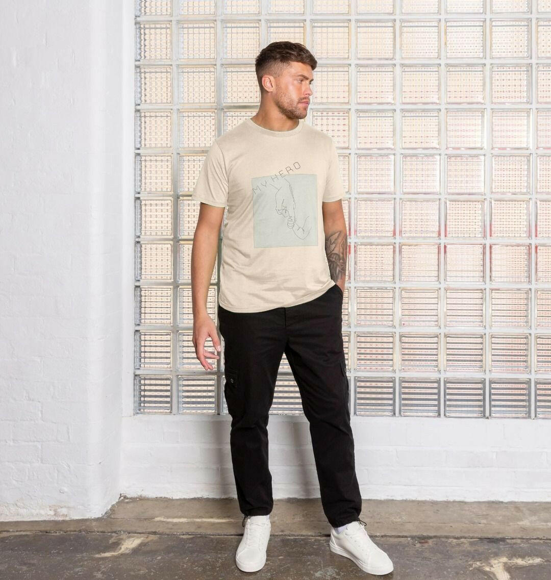 Dad hero t-shirt featuring bold design, perfect gift celebrating fatherhood and heroism in style