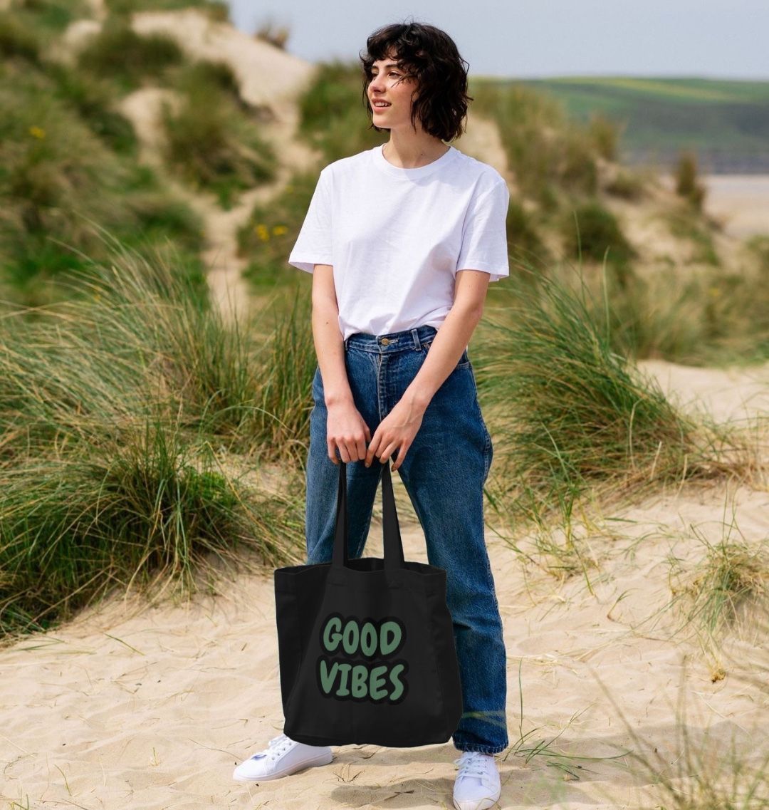 Good Vibes Shopper Tote