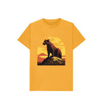 Mustard Leopard Sunset Tee