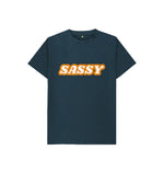 Denim Blue Girl's Sassy Tee