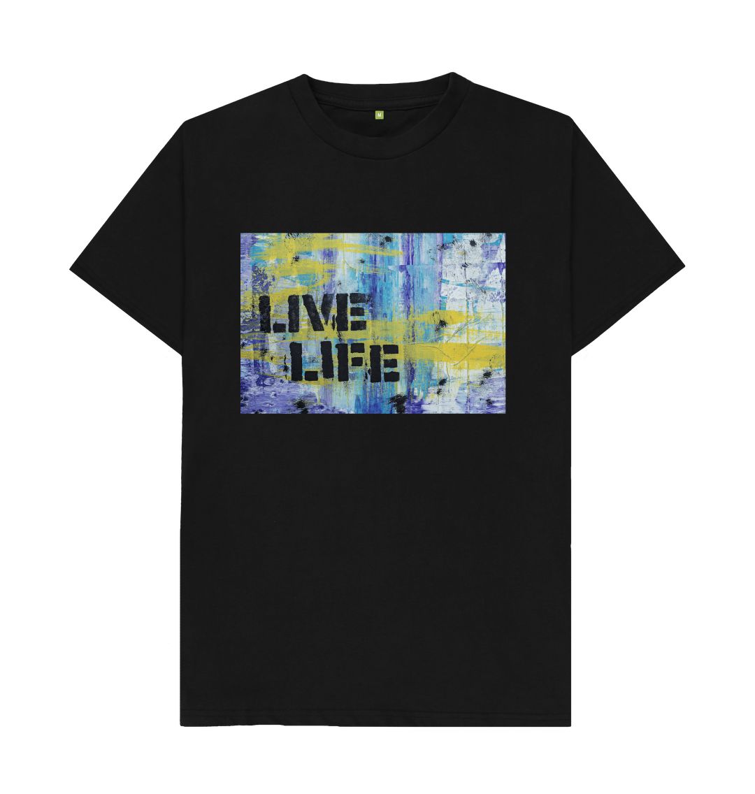 Black Love To Live Life Tee