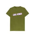 Moss Green Girl Power Tee