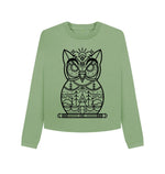 Sage Owl Boxy Jumper