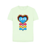 Pastel Green Pride Love Relaxed Fit Tee