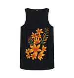 Black Yellow Lilies Vest Top