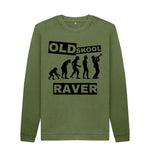 Khaki Old Skool Raver Sweatshirt