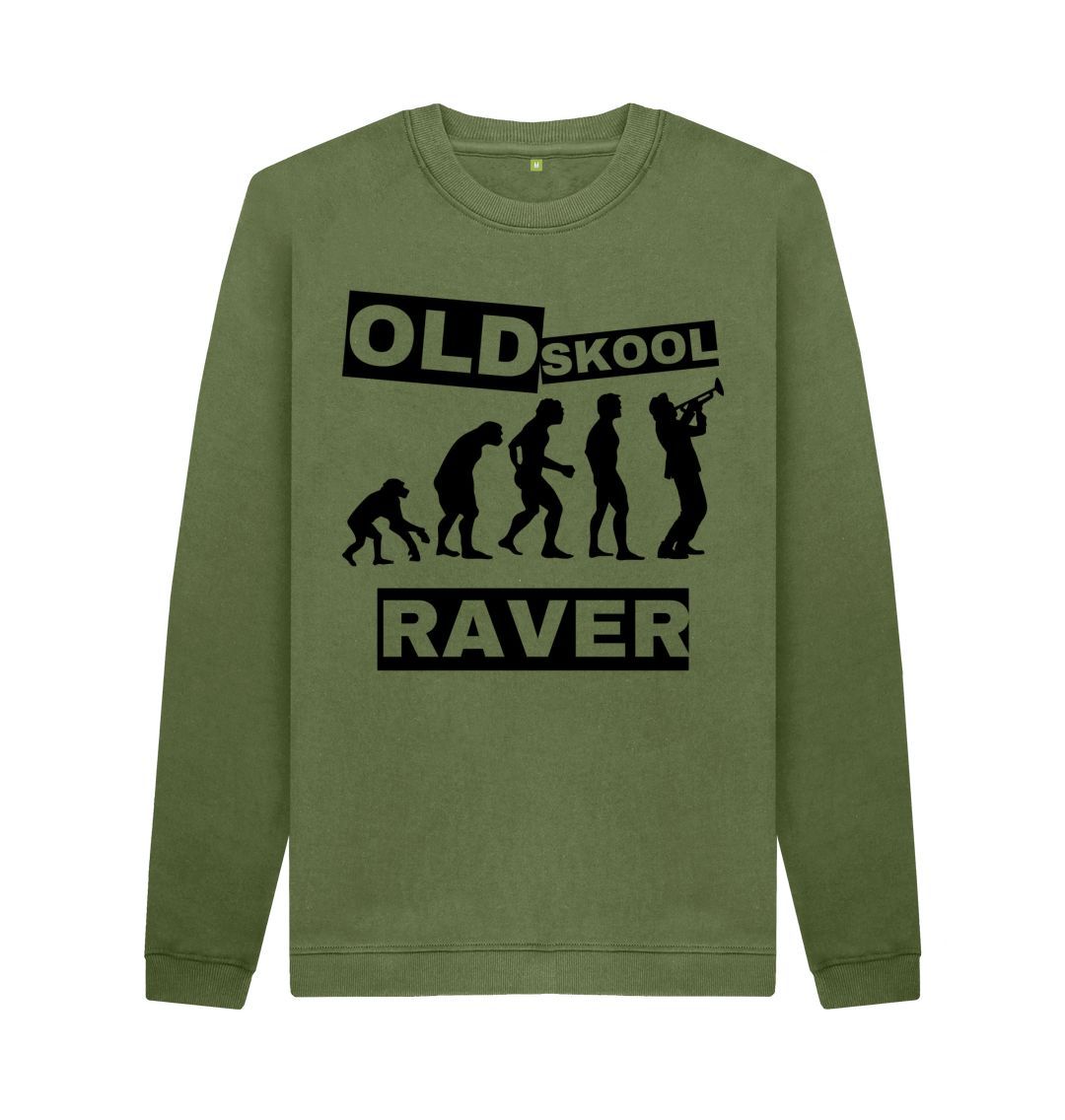 Khaki Old Skool Raver Sweatshirt