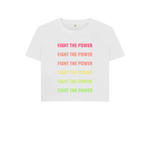 White Printed T-shirt Front