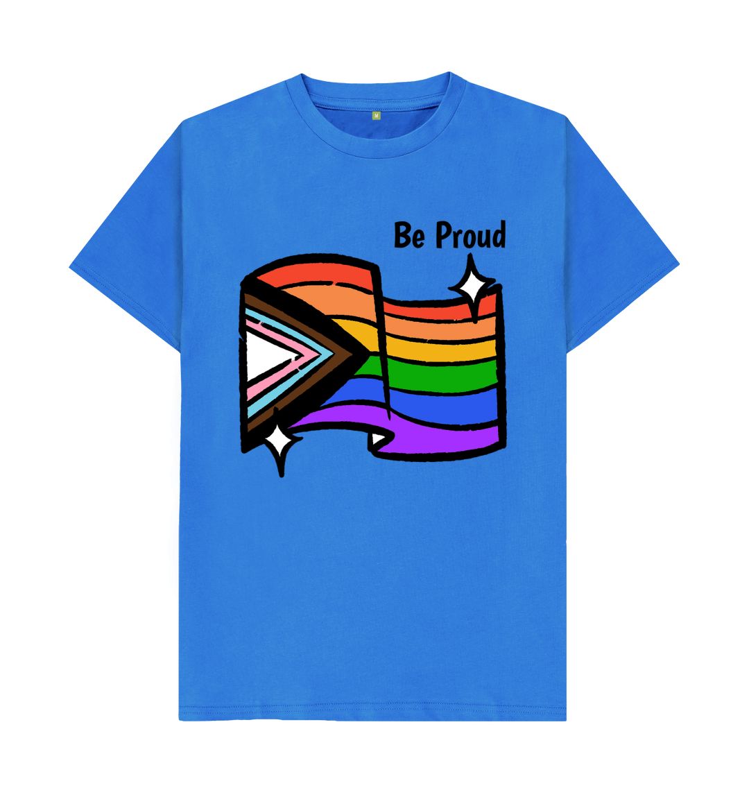 Bright Blue Be Proud Tee