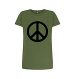 Khaki Peace Tee Dress