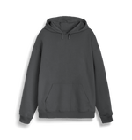 Anthracite Plain Unisex Cruiser Iconic Hoodie Sweatshirt