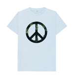 Sky Blue Love Peace Tee